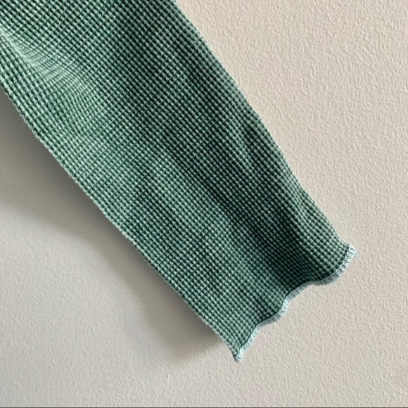 GO COUTURE NWOT 90s Y2K Boxy Stitch Hem Knit Long Sleeve Tee Shirt - Picture 8 of 10